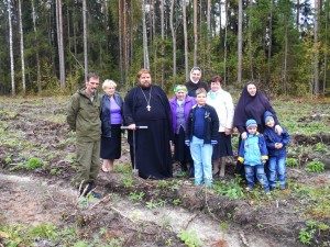 Акция «Наш лес. Посади свое дерево» в Павлово-Посадском благочинии